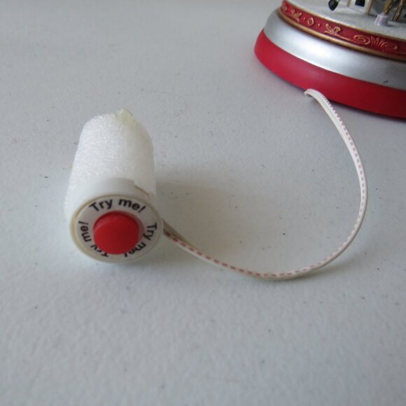 Vintage Christmas Carousel Merry Go Round PAC Pan-Asian Creations Santa WORKS - Picture 5 of 8